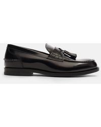 SCAROSSO - Ralphine Black Bright Loafers - Lyst