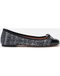 SCAROSSO - Carla White Edit Ballerinas - Lyst