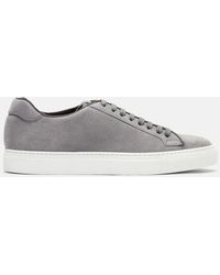SCAROSSO - Baskets Ugo Grigio Scamosciato Daim - Lyst