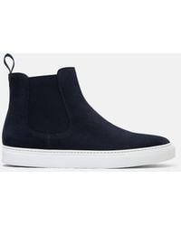 SCAROSSO - Tommaso Blu Scamosciato - Lyst