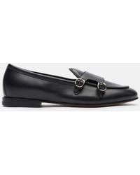 SCAROSSO - Virginia Marrone Loafers & Flats - Lyst