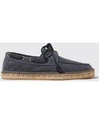 SCAROSSO Diego Jute-sole Suede Espadrilles in Green for Men Mens Shoes Slip-on shoes Espadrille shoes and sandals 