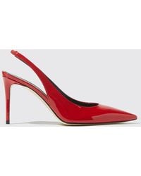 SCAROSSO - Sutton Red Patent High Heels - Lyst