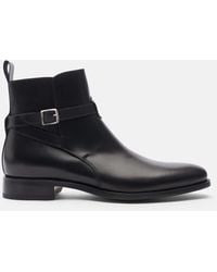 SCAROSSO - Libero Nero Jodhpur Boots - Lyst