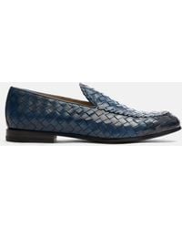 SCAROSSO - Vittorio Blu Loafers - Lyst