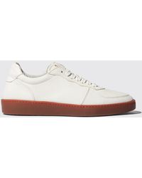 SCAROSSO - Agostino White Sneakers - Lyst