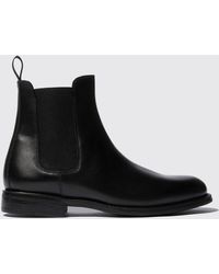 SCAROSSO - Chelsea Boots Claudia Nera Veau - Lyst