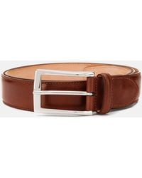 SCAROSSO - Cintura Cognac Classica - Lyst