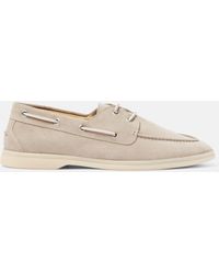 SCAROSSO - Lio Sand Suede - Lyst