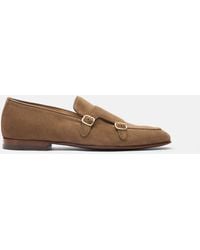 SCAROSSO - Ernesto Tabacco Scamosciato Loafers - Lyst