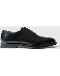 SCAROSSO - Oxfords Beaumont Black Calf Leather - Lyst