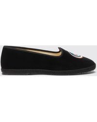 SCAROSSO - Slippers William IV Target Velours - Lyst