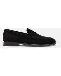 SCAROSSO - Stefano Nero Scamosciato Loafers - Lyst