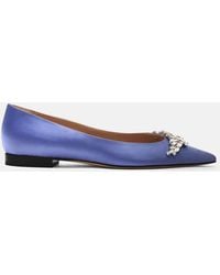 SCAROSSO - Iris Violett Satin - Lyst