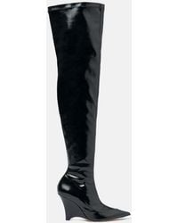 SCAROSSO - Marta I Schwarz Lackleder - Lyst