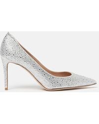 SCAROSSO - Greta Crystal Satin - Lyst