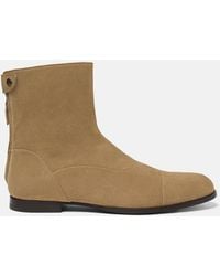 SCAROSSO - Basil Light Suede - Lyst