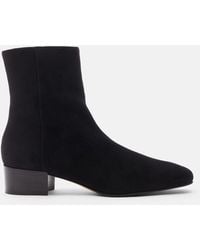 SCAROSSO - Ambra Nera Scamosciata Boots - Lyst