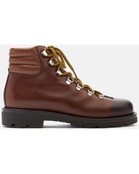 SCAROSSO - Catherine Chestnut Boots - Lyst