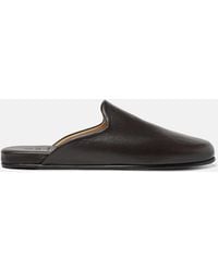SCAROSSO - Atlas Travel Slipper Dark - Lyst