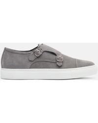 SCAROSSO - Fabio Grigio Scamosciato Sneakers - Lyst