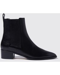 SCAROSSO - Chelsea Boots Olivia Nera Veau - Lyst
