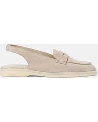 SCAROSSO - Leila Sand Suede - Lyst