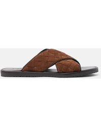 SCAROSSO - Ettore Suede Woven - Lyst