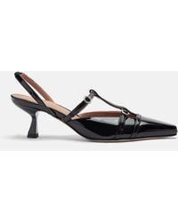 SCAROSSO - Selena Schwarz Lackleder - Lyst