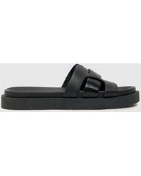 Schuh - Timmy Croc Footbed Sandals In - Lyst