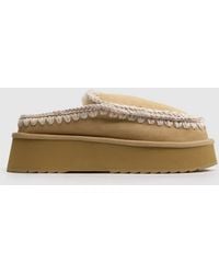 Mou - Eskimo Platform Clog Slippers - Lyst