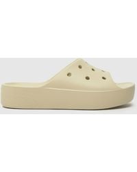 Crocs™ - Classic Platform Slide Sandals In - Lyst