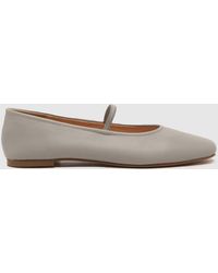 Schuh - Louella Mary Jane Ballerina Flat Shoes In - Lyst