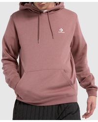 burgundy converse hoodie