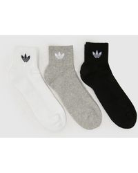 adidas - Schuh Originals Mid Crew Sock 3 Pack - Lyst