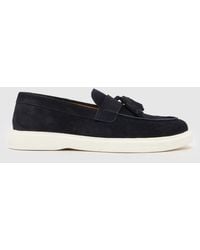schuh - Percy Suede Tassel Loafer Shoes - Lyst