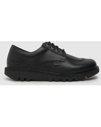 Kickers - Kick Lo Mono Flat Shoes - Lyst