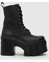 New Rock - Women's Chunky Heeled Boots - Lyst