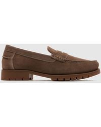 schuh - Rayden Suede Loafer Shoes - Lyst