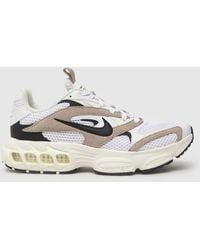 Nike - Zoom Air Fire Trainers In White & Brown - Lyst