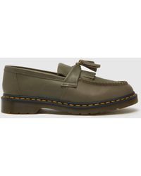 Dr. Martens - Adrian Yellow Stitch Loafer Shoes In - Lyst