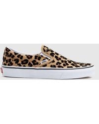 Vans - Classic Slip-On Leopard Trainers - Lyst