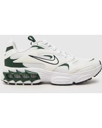 Nike - Air Zoom Fire Trainers In White & Green - Lyst