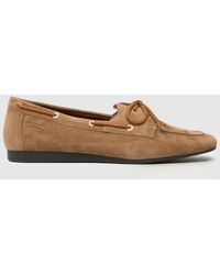 Vagabond Shoemakers - Shoemakers Hillary Suede Boat Flats - Lyst