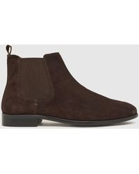 Schuh - Dominic Suede Chelsea Boots In - Lyst