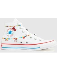 Converse - All Star Hi Hello Kitty Charms Trainers - Lyst