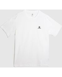 Converse - Go To Embroidered Star T-shirt In - Lyst