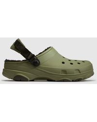 Crocs™ - All Terrain Lined Clog Slippers - Lyst