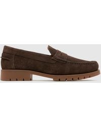 schuh - Rayden Suede Loafer Shoes - Lyst