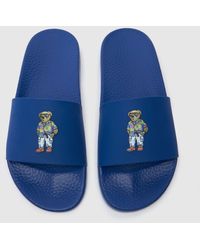 Polo Ralph Lauren - Bear Slide Sandals In - Lyst